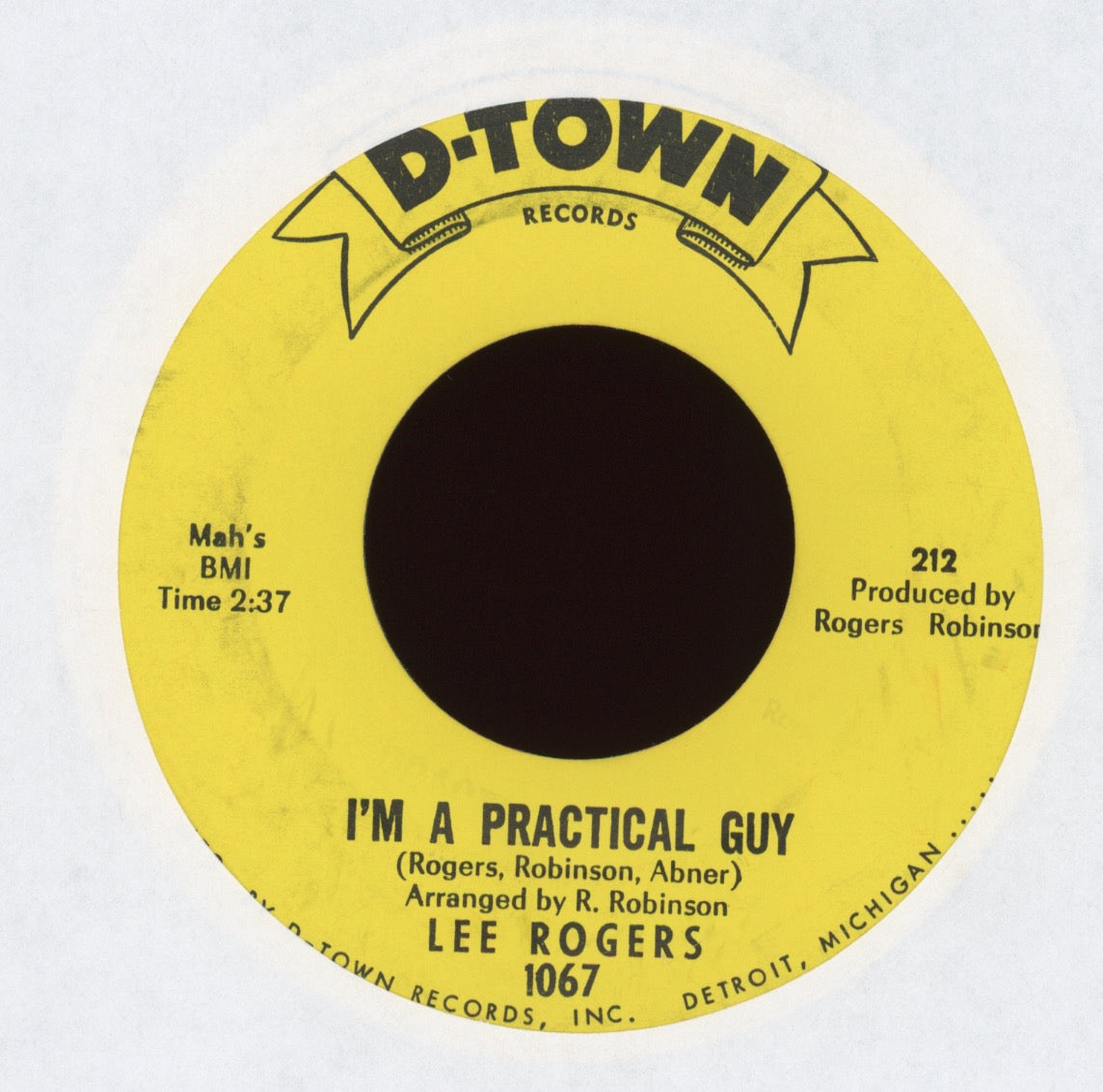 Lee Rogers - Go-Go-Girl on D-Town Northern Soul 45