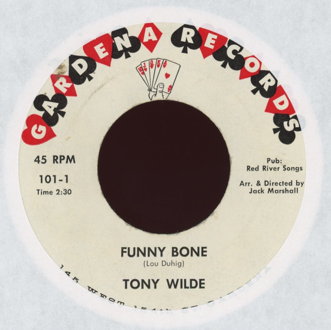 Tony Wilde - Funny Bone on Gardenia R&B Popcorn 45