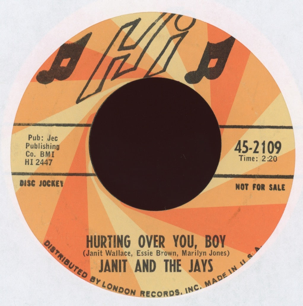 Janit & The Jays - Without A Reason on Hi Promo on Hi Promo Northern Soul 45