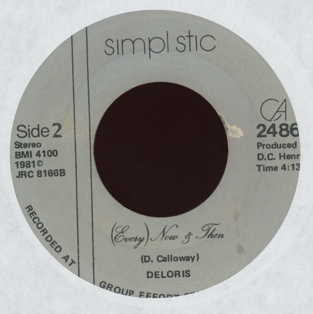 Deloris D.C. Henry - Deloris - Every Now & Then / Party Lights on Simplistic Rare Sweet Modern Soul 45