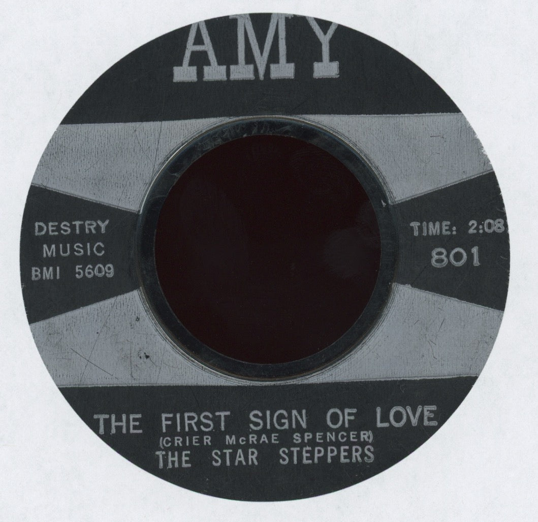 The Star Steppers - First Sign Of Love on Amy R&B Doo Wop 45