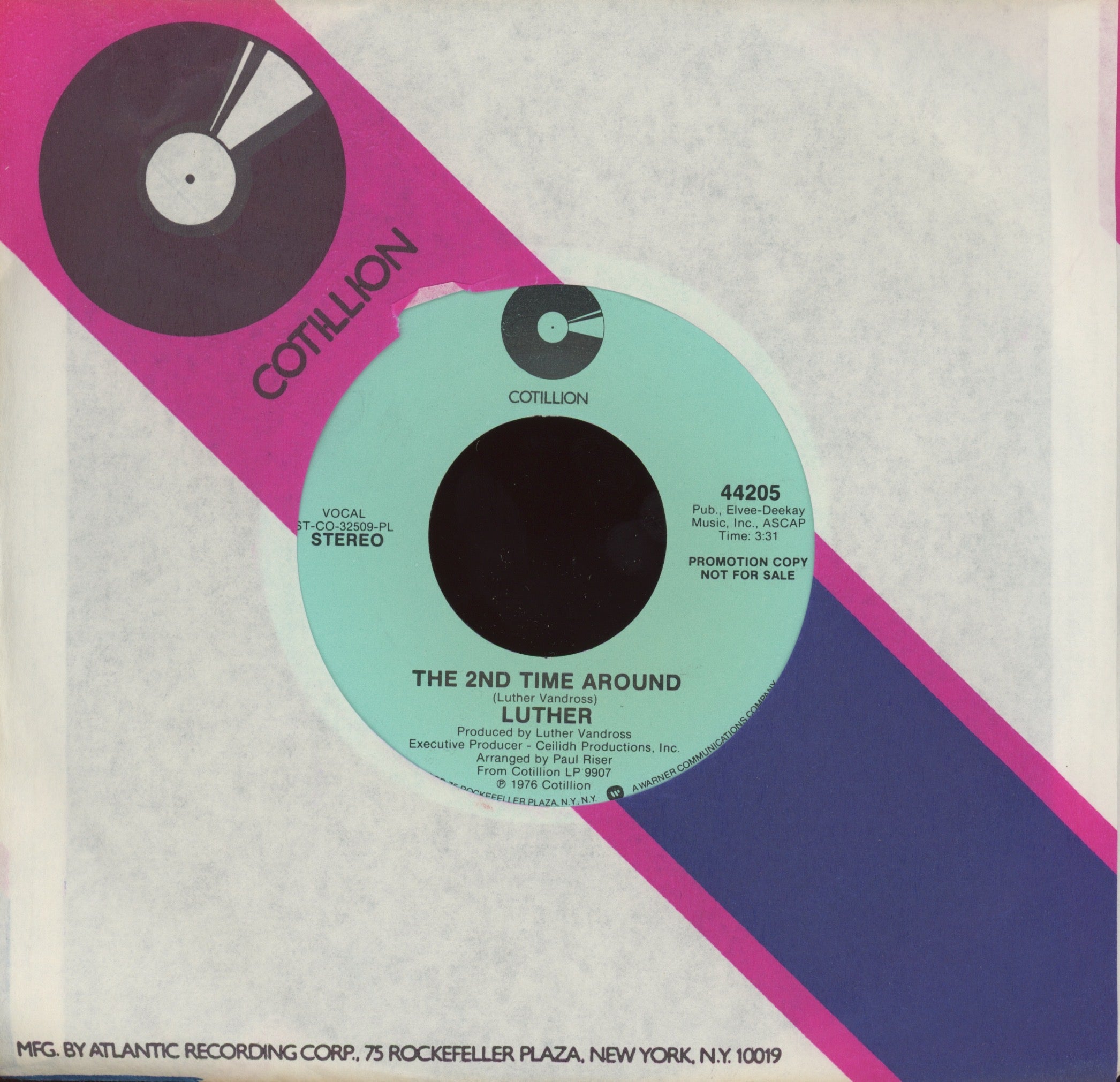 Luther - Funky Music (Is A Part Of Me) on Cotillion Promo 70's Soul Funk 45