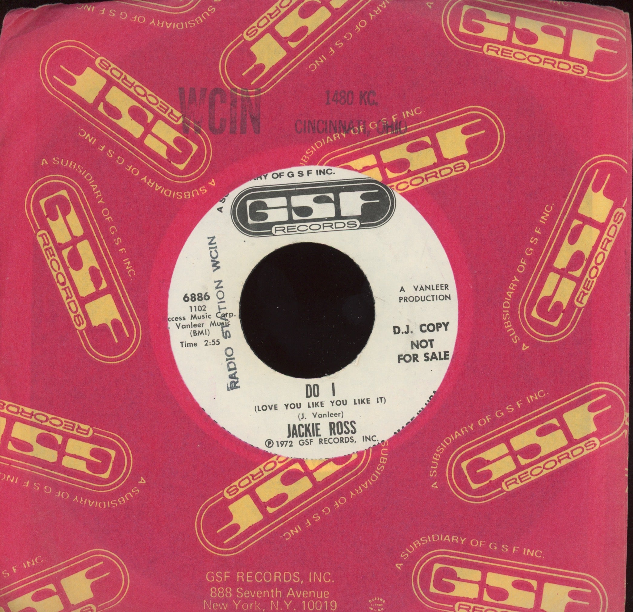 Jackie Ross - A Woman (Get's Nothing From Love) on GSF Promo Deep Soul 45