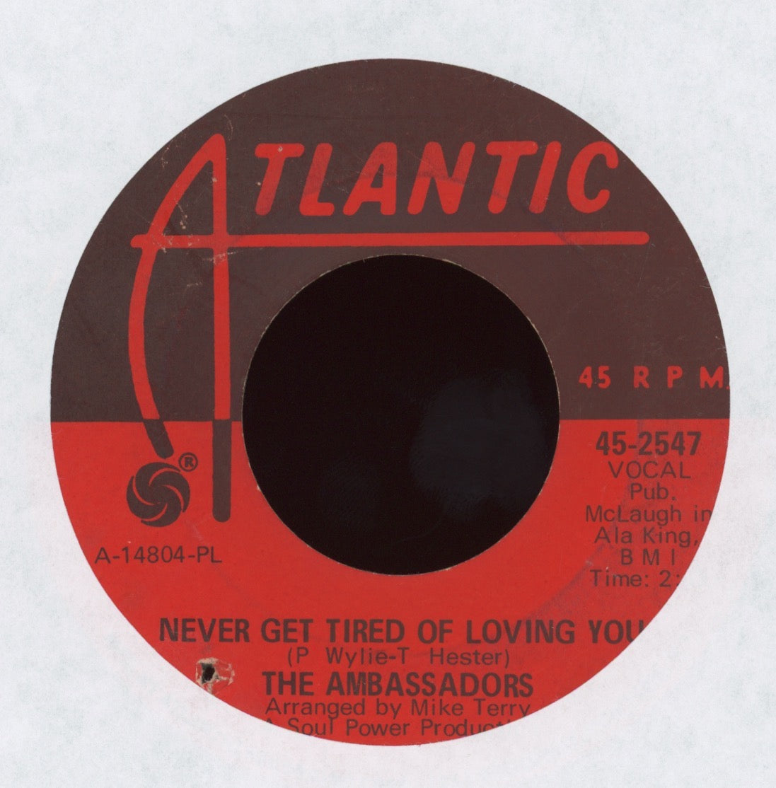 The Ambassadors - We Got Love on Atlantic Northern Soul 45