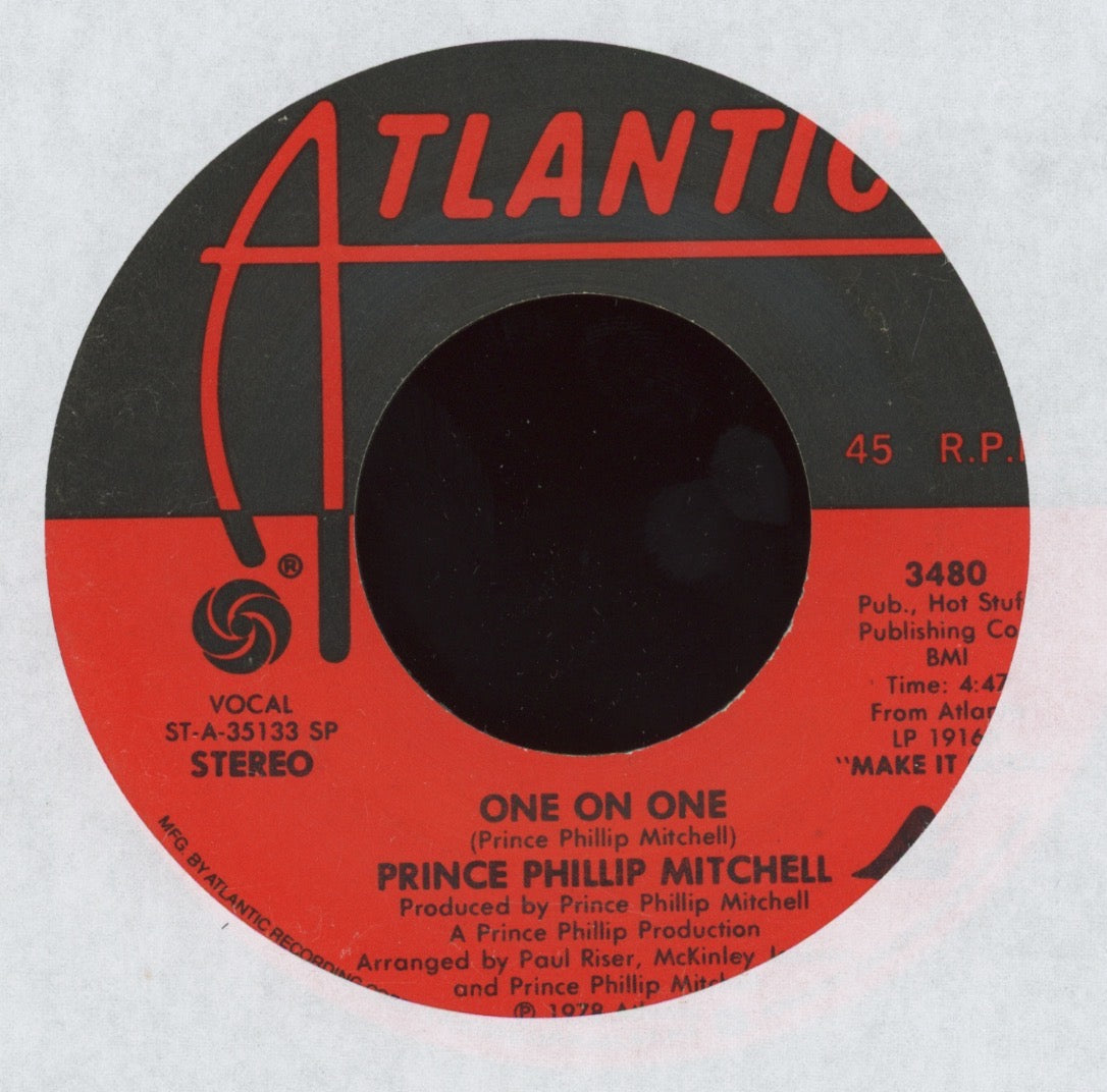 Phillip Mitchell - One On One on Atlantic 70s Modern Soul 45