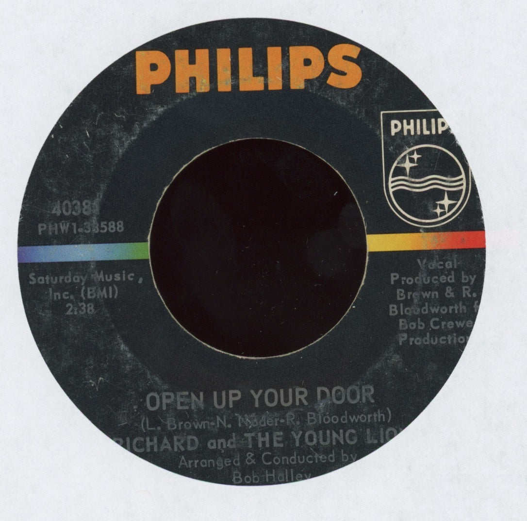 Richard & The Young Lions - Open Up Your Door on Philips Garage 45