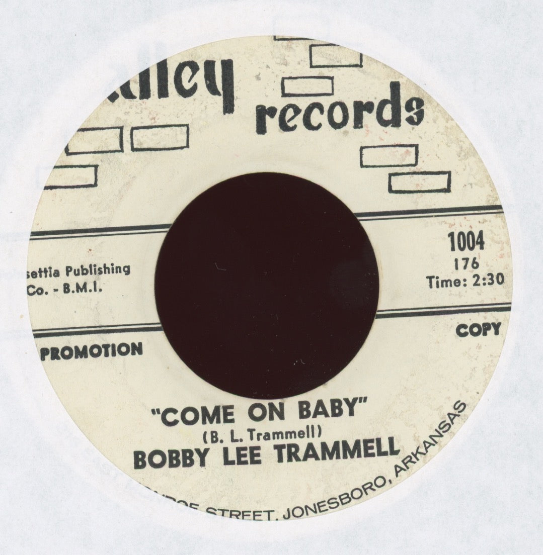 Bobby Lee Trammell - Come On Baby on Alley Records Promo Rockabilly 45