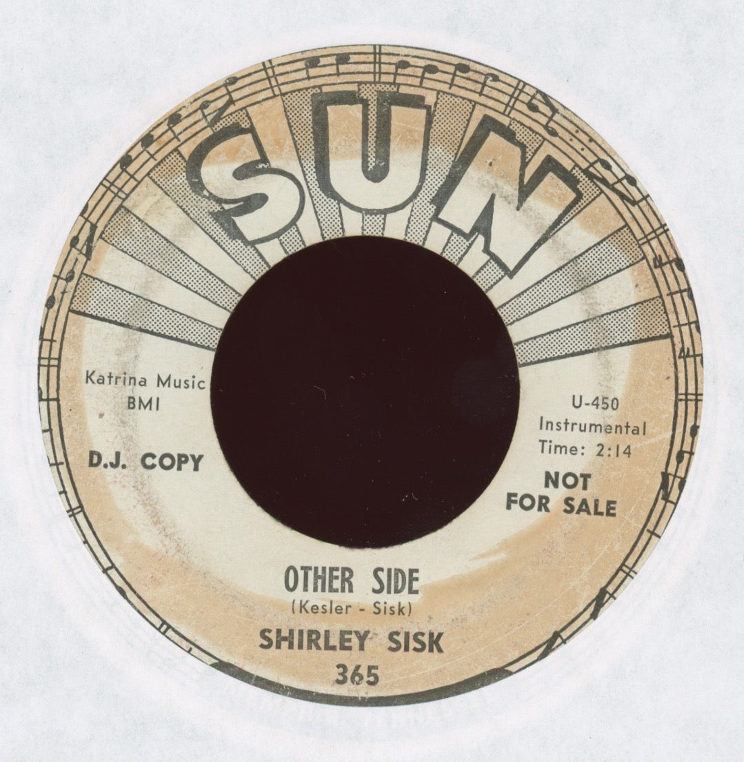 Shirley Sisk - I Forgot To Remember To Forget on Sun Promo Instro Rockabilly 45