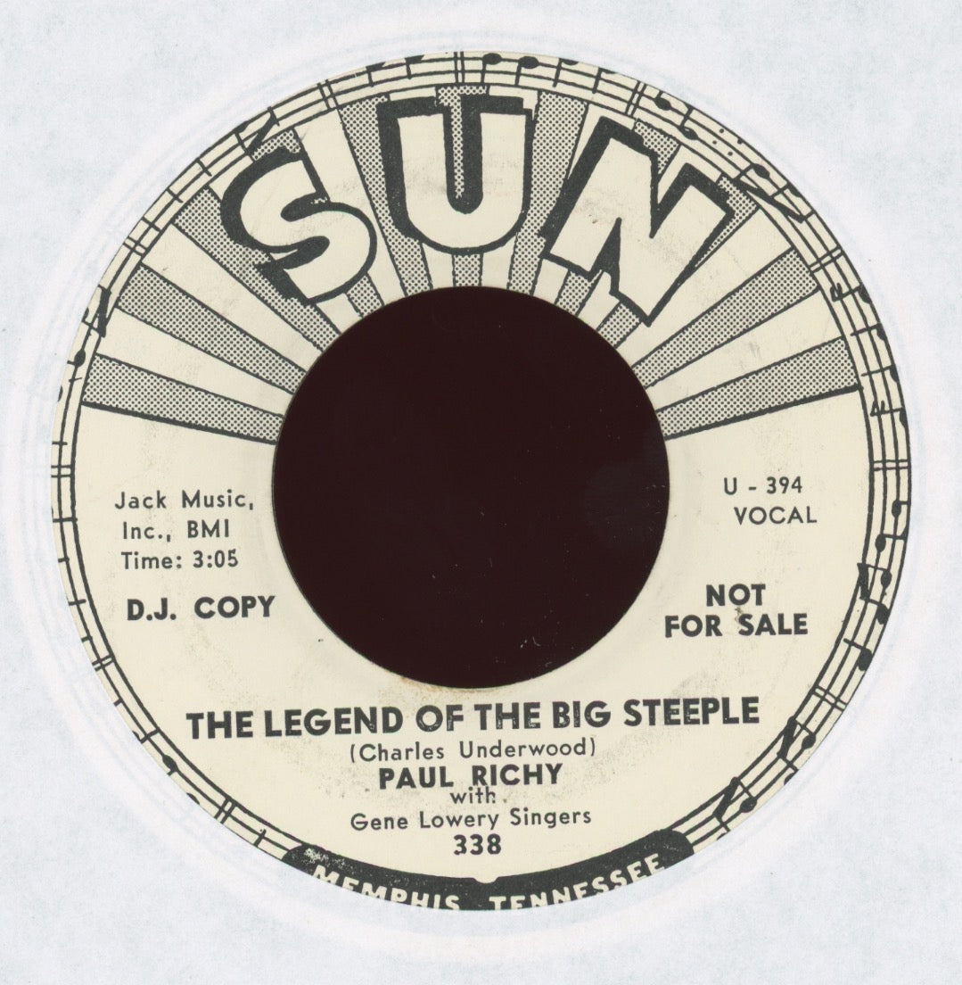 Paul Richy - The Legend Of The Big Steeple on Sun Promo Country 45