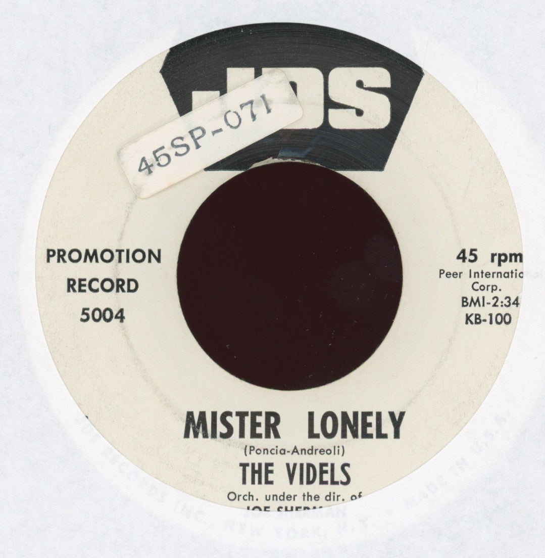 The Videls - Mister Lonely on JDS Promo R&B Doo Wop 45