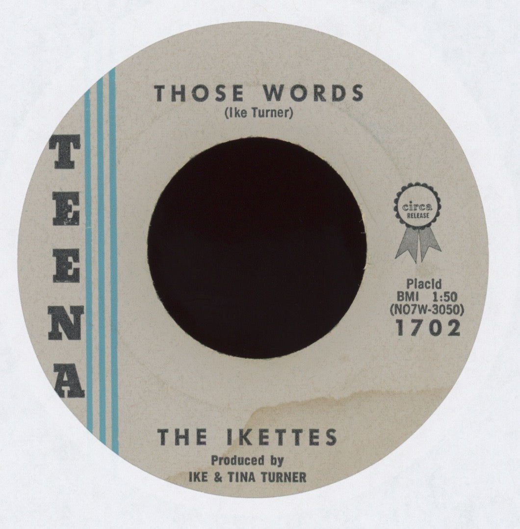 The Ikettes - No Bail In This Jail (Prisoner In Love) on Teena R&B 45