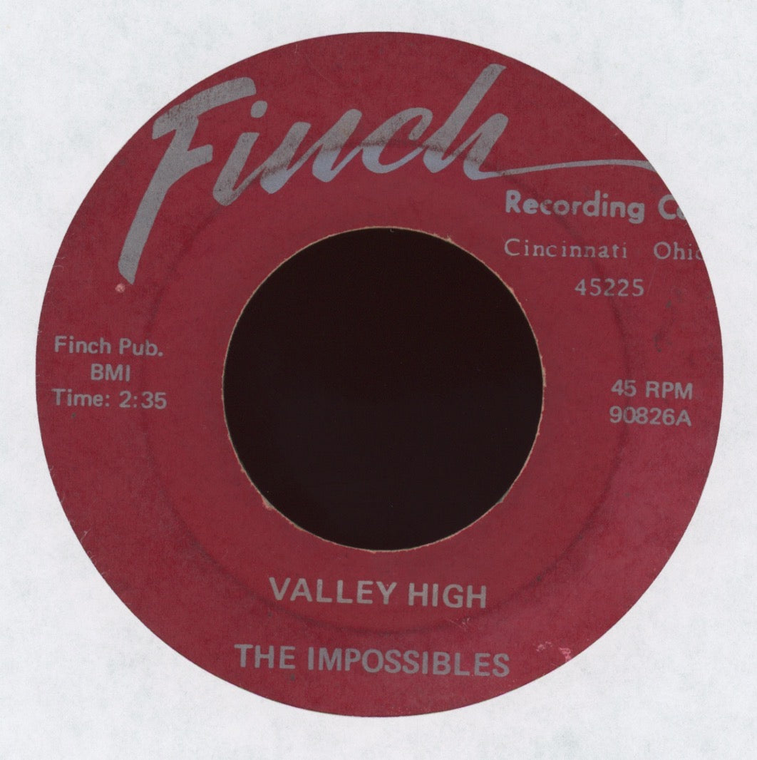 The Impossibles - Valley High on Finch R&B 45