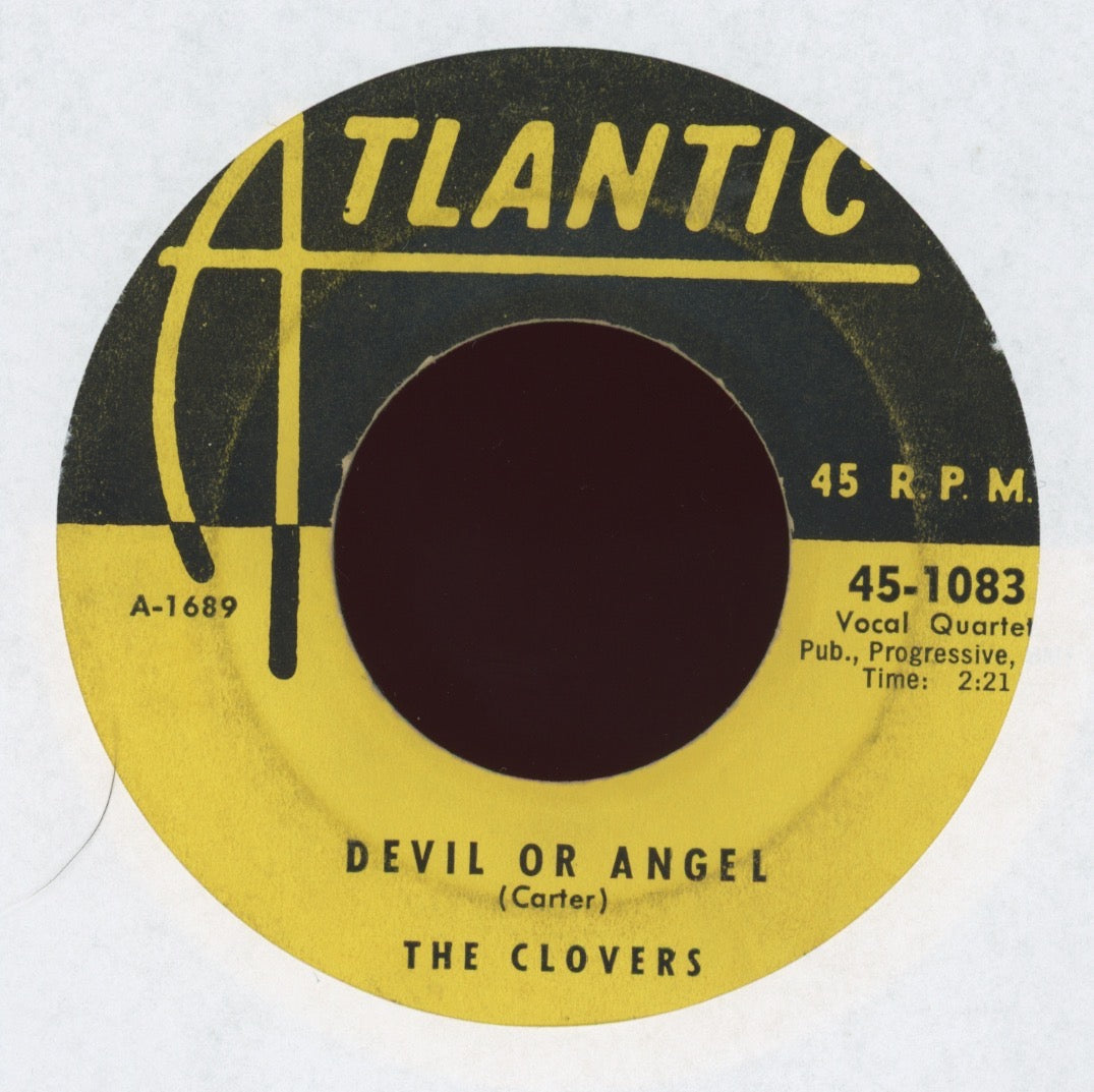 The Clovers - Devil Or Angel on Atlantic R&B Doo Wop 45