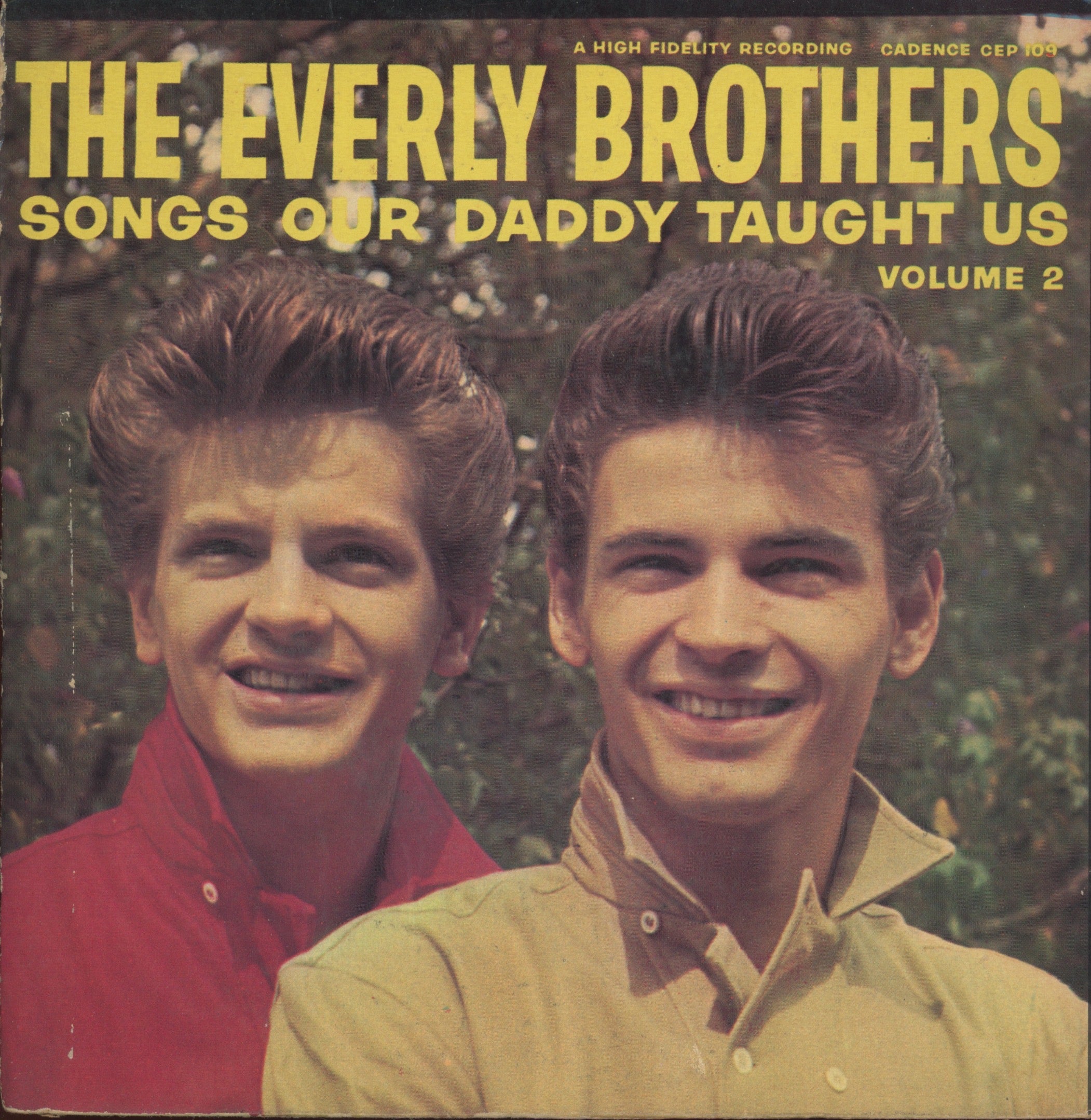 Everly Brothers - Songs Our Daddy Taught Us: Vol. II on Cadence CEP 109 EP 45 With Picture Sleeve