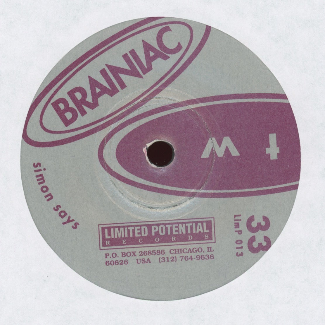 Brainiac - Superduperseven on Limited Potential 7" With Picture Sleeve