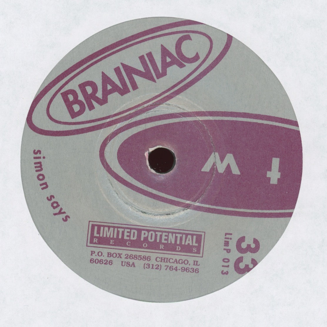 Brainiac - Superduperseven on Limited Potential 7" With Picture Sleeve