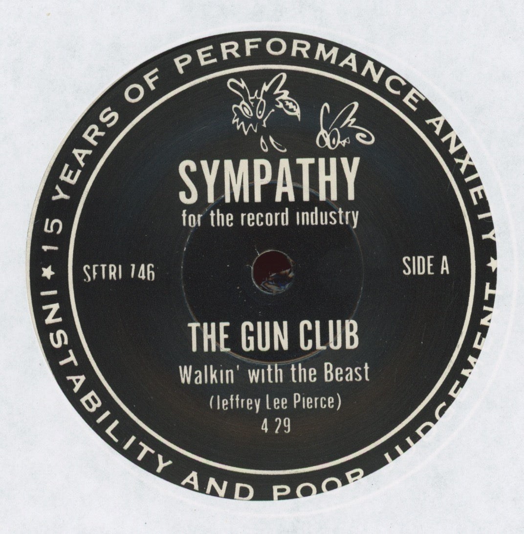 The Gun Club - Walkin' With The Beast on Sympathy for the Record Industry 7" With Picture Sleeve