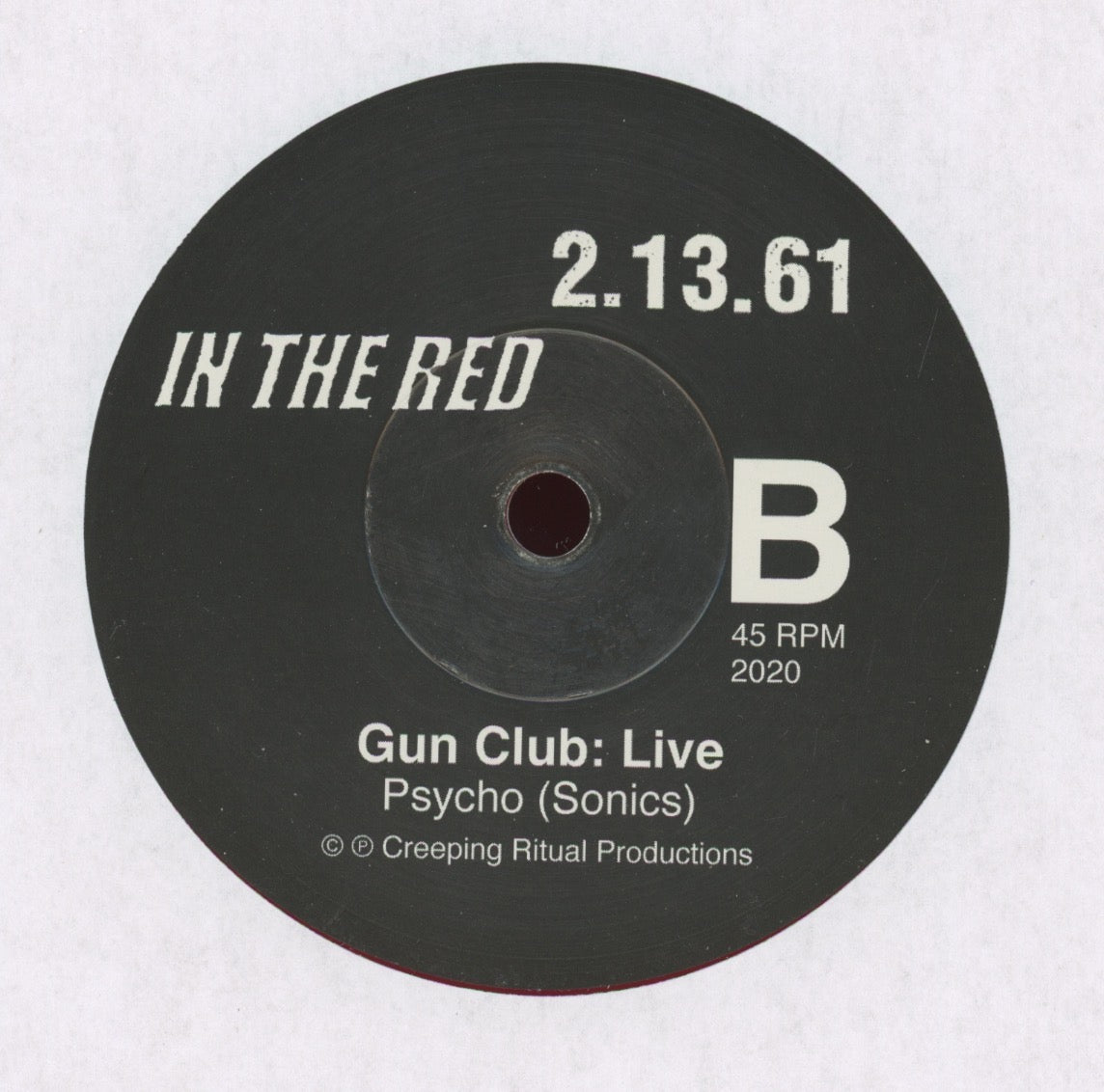 The Gun Club - Eternally Is Here / Psycho on In the Red RSD 2020 Red Vinyl 7" With Picture Sleeve