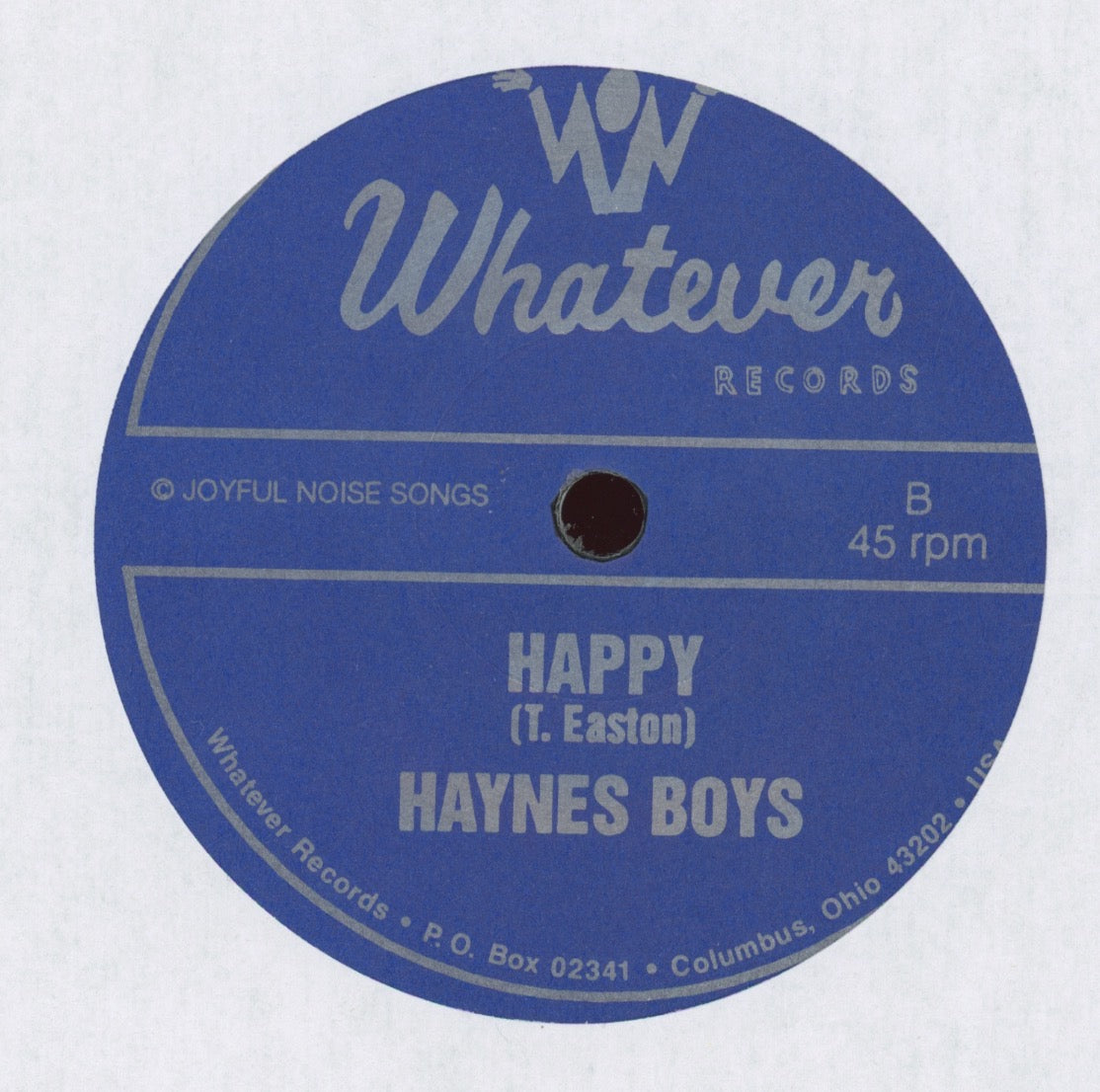 Haynes Boys - Maryhaven Family on Whatever 7" With Picture Sleeve