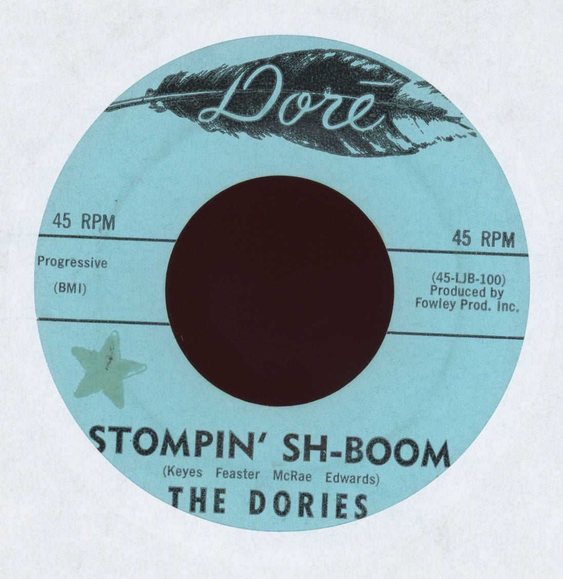 The Dories - Stompin' Sh-Boom on Dore R&B Doo Wop 45 Kim Fowley