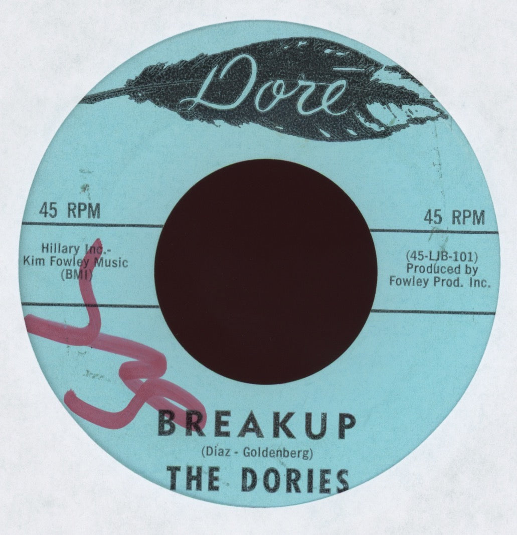 The Dories - Stompin' Sh-Boom on Dore R&B Doo Wop 45 Kim Fowley