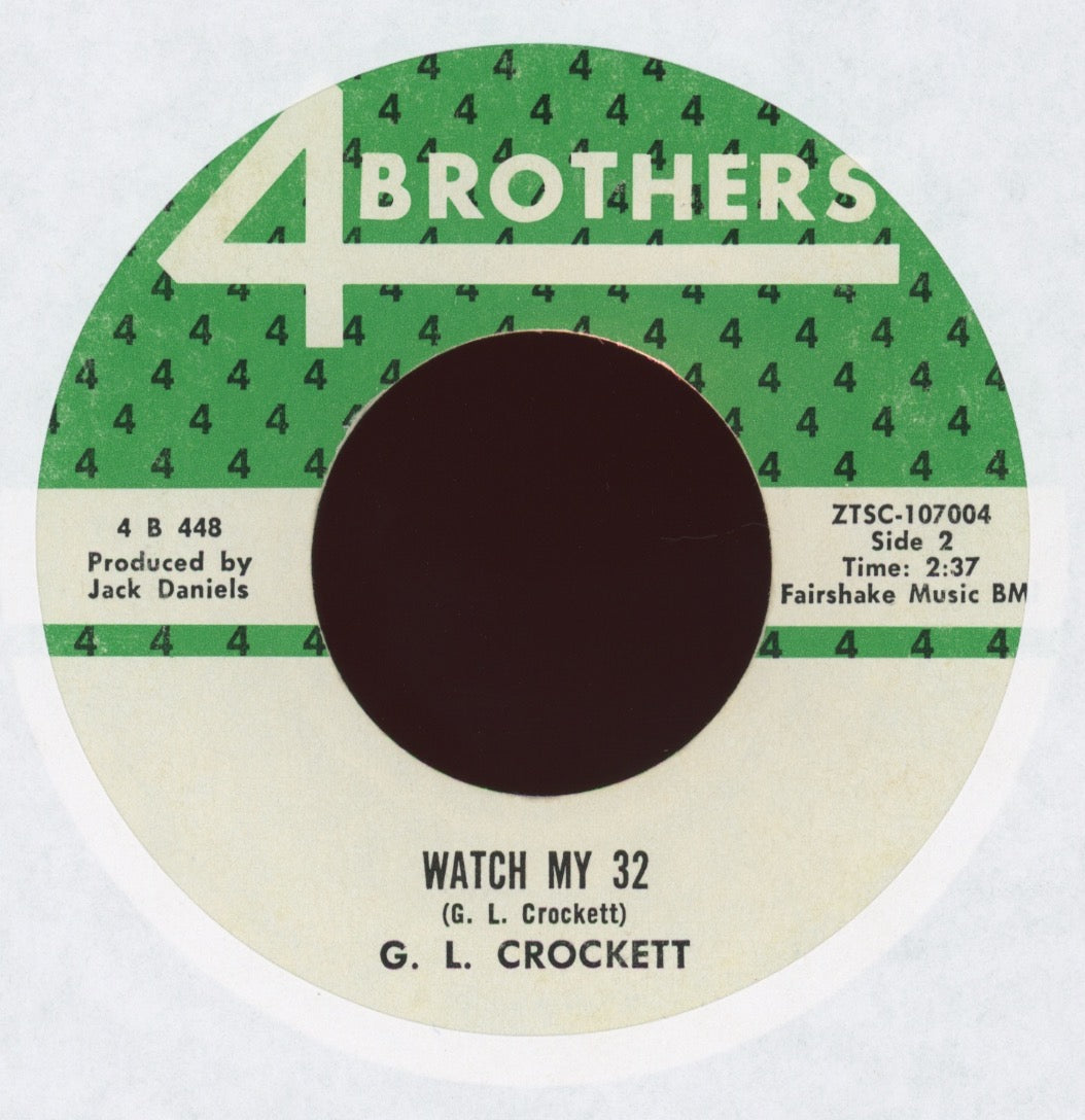 G.L. Crockett - Watch My 32 on 4 Brothers Funk 45