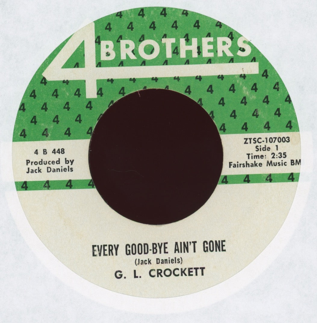 G.L. Crockett - Watch My 32 on 4 Brothers Funk 45