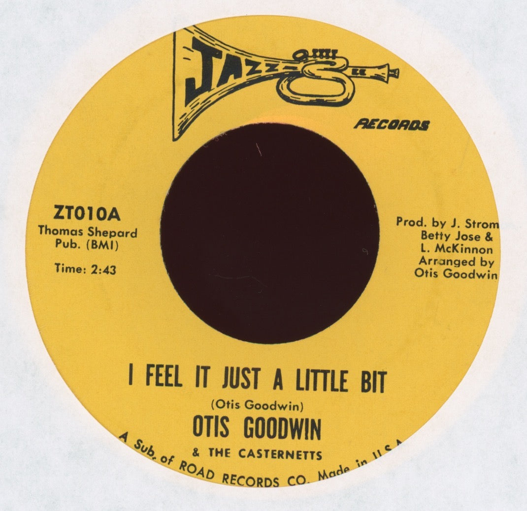 Otis Goodwin - I Feel It Just A Little Bit on Jazz Records Funk 45