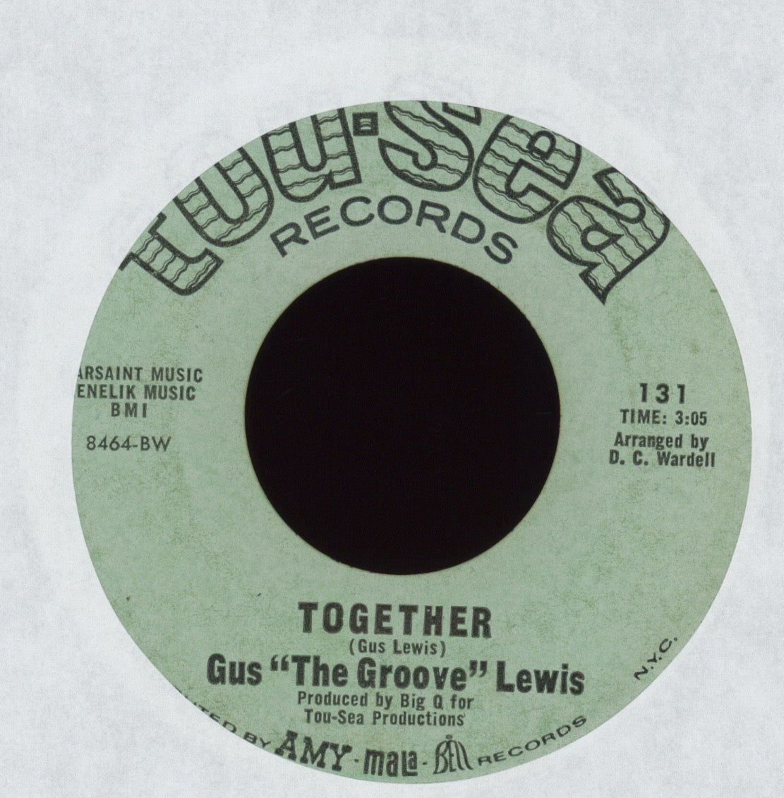 Gus 'The Groove' Lewis - Let The Groove Move You on Tous-Sea Soul Funk 45