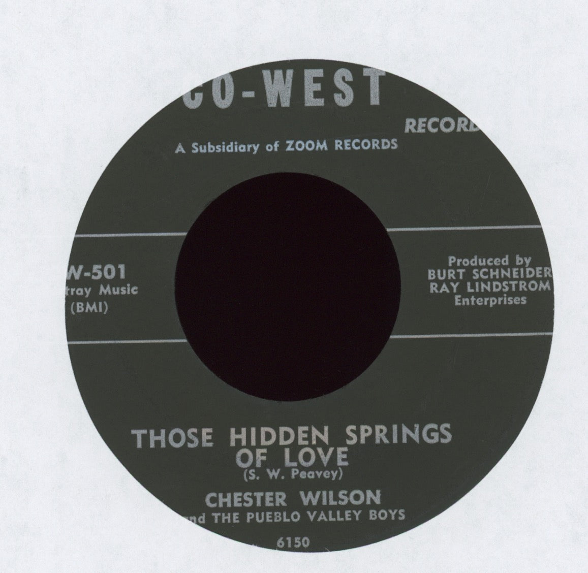 Chester Wilson - No Trespassing Sign on Co-West Country Bop 45