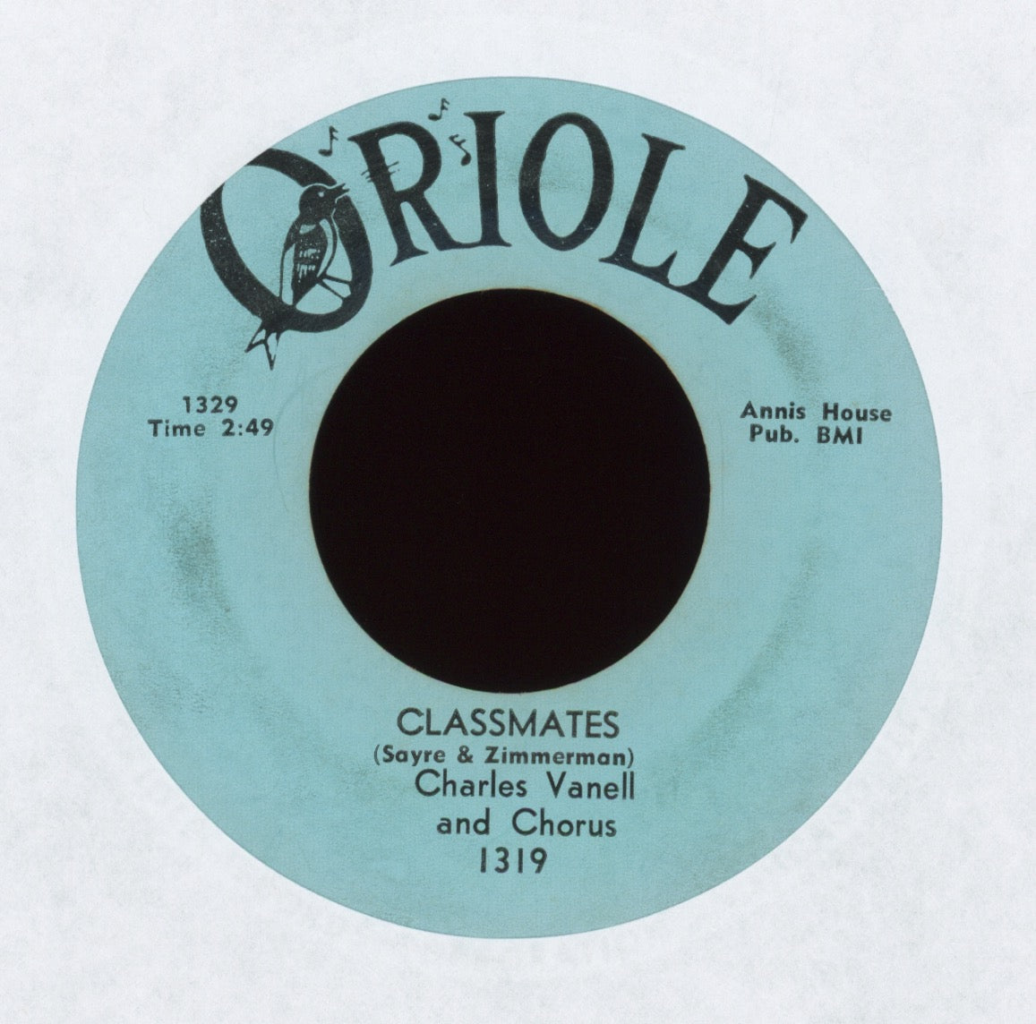 Charles Vanell And Chorus - Classmates on Oriole R&B Doo Wop 45