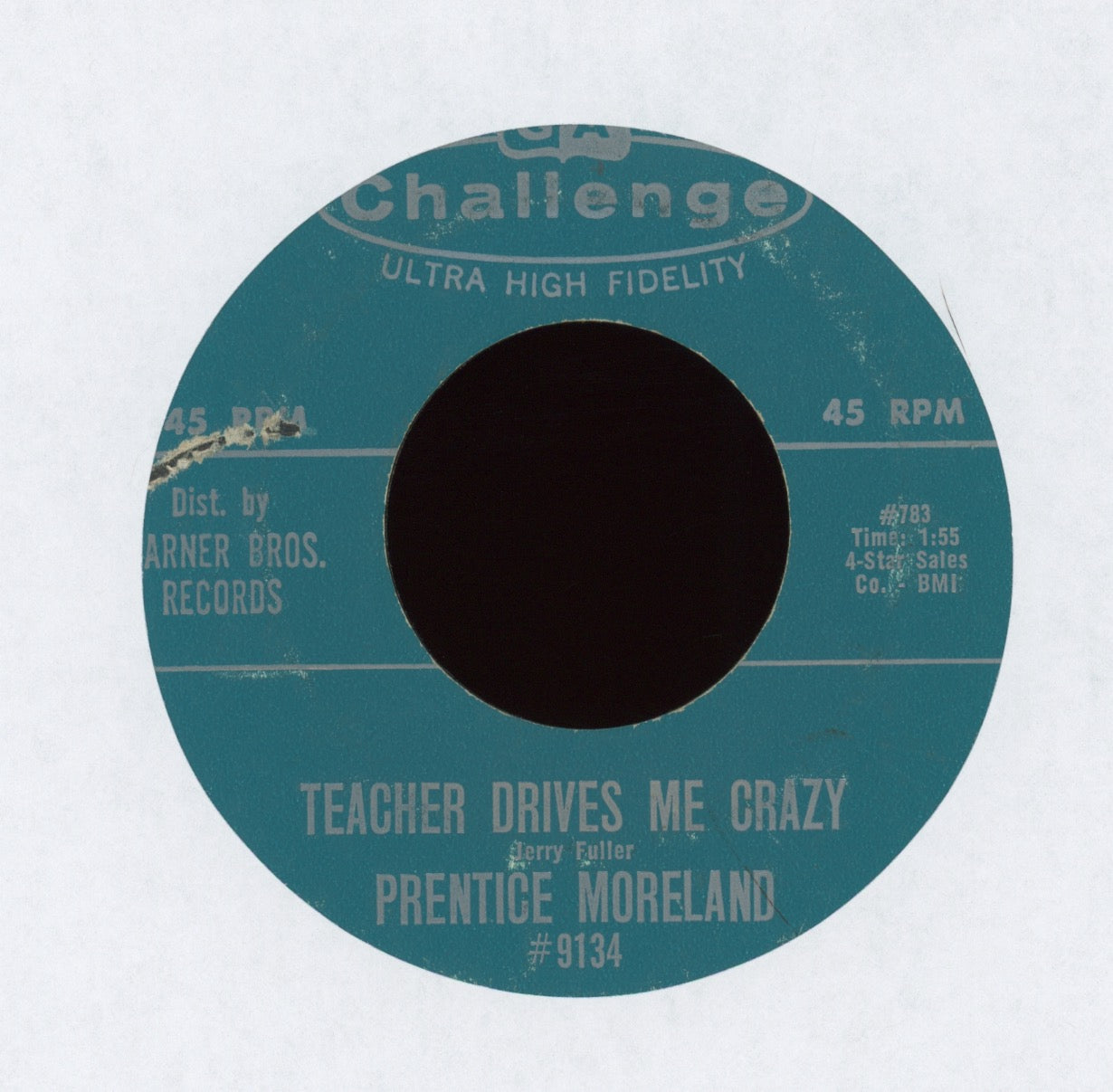 Prentice Moreland - Holy Mack'rel on Challenge R&B Rocker 45