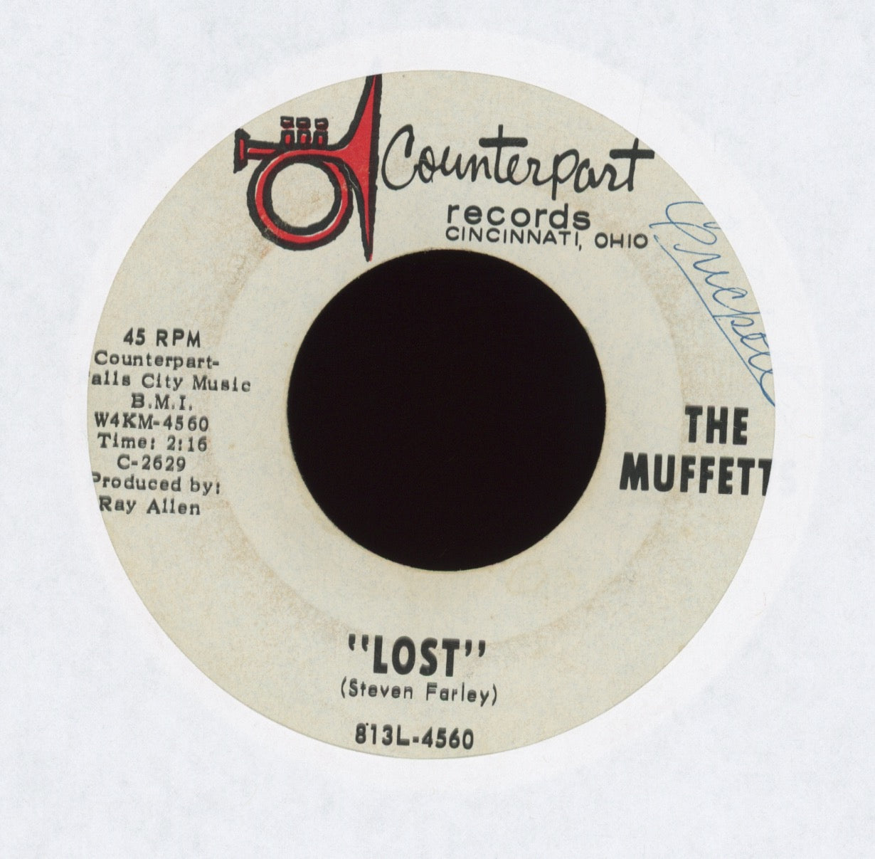 The Muffetts - Lost on Counterpart Garage Psych 45