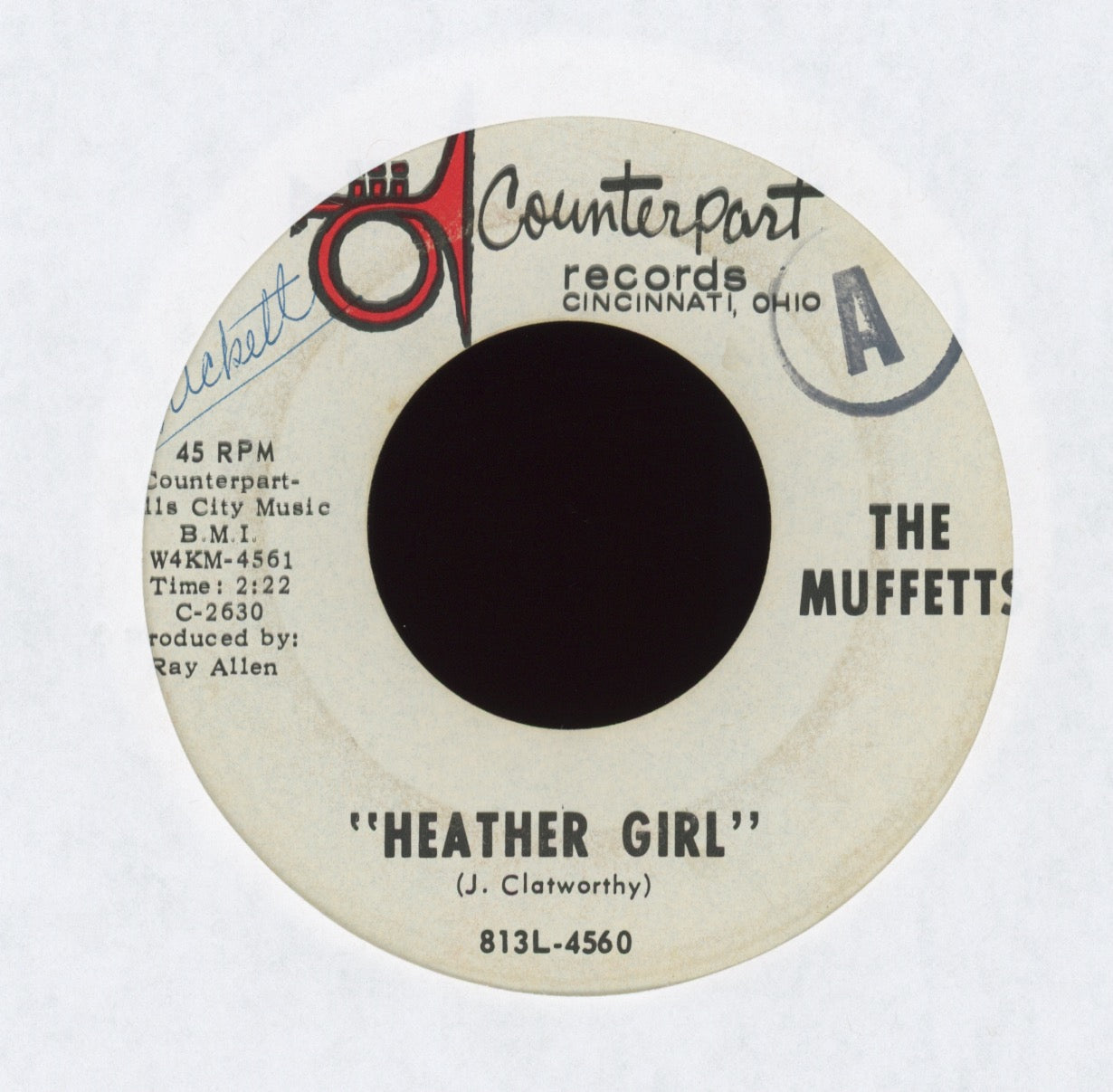 The Muffetts - Lost on Counterpart Garage Psych 45