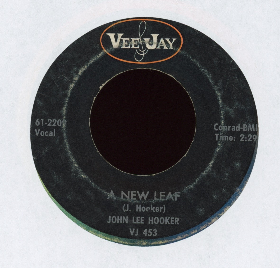 John Lee Hooker - She's Mine on Vee Jay R&B Blues 45