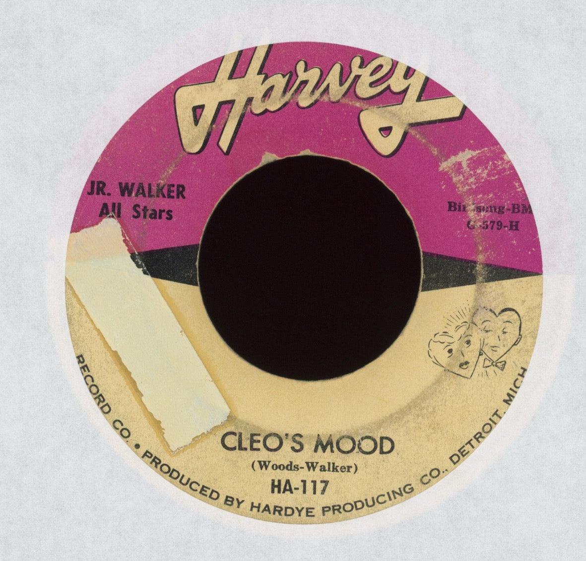 Junior Walker & The All Stars - Brain Washer on Harvey R&B Mod Soul 45