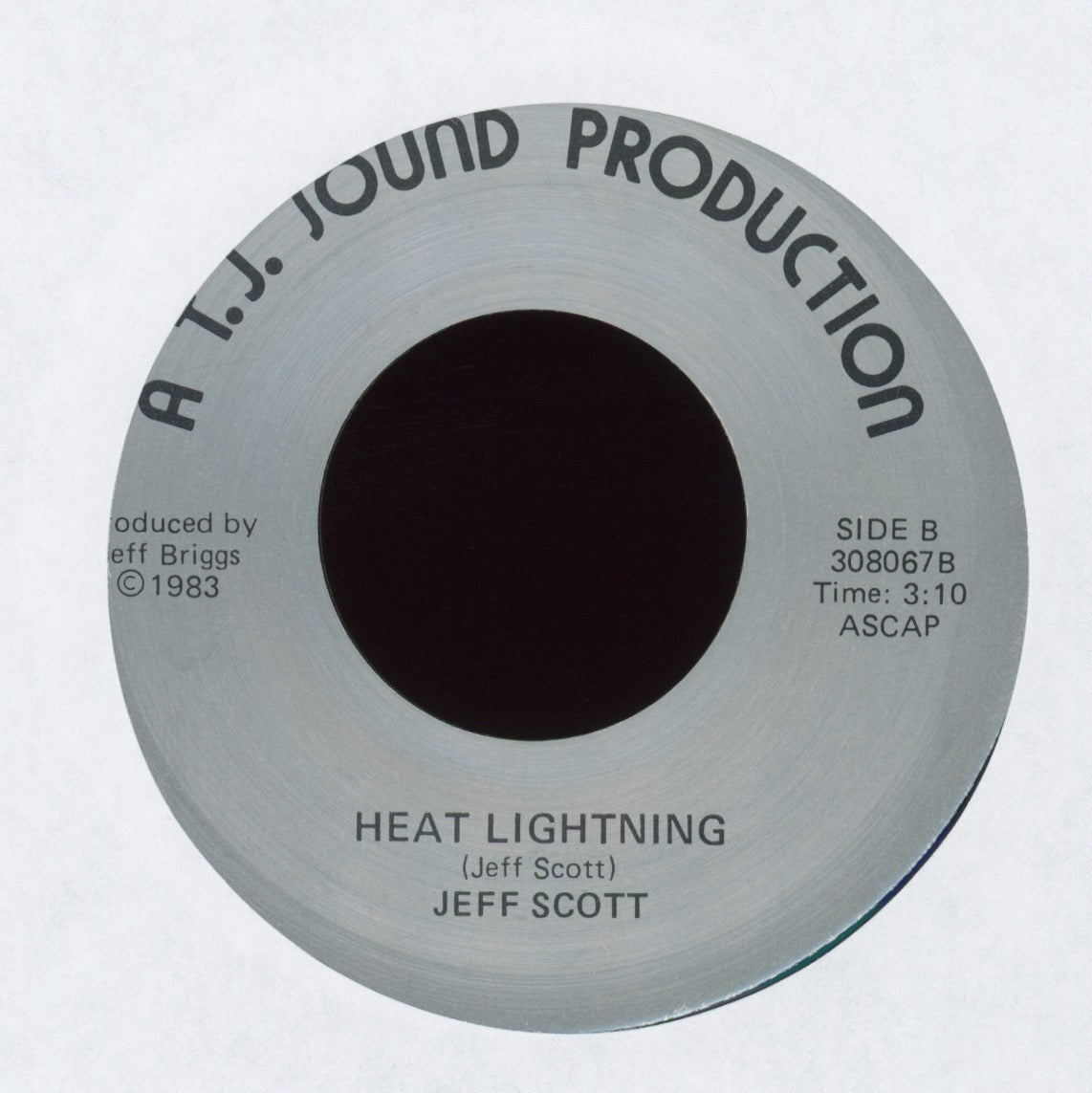 Jeff Scott - My Love on A T.J. Sound Production Modern Soul 45