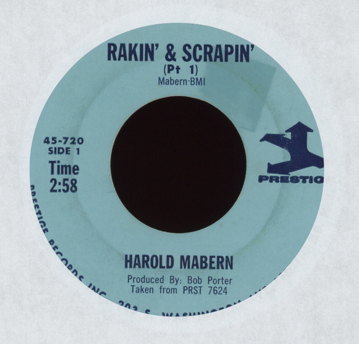 Harold Mabern - Rakin' & Scrapin' on Prestige Soul Jazz 45