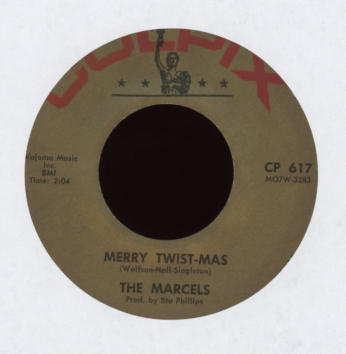 The Marcels - Merry Twist-Mas on Colpix R&B Doo Wop 45