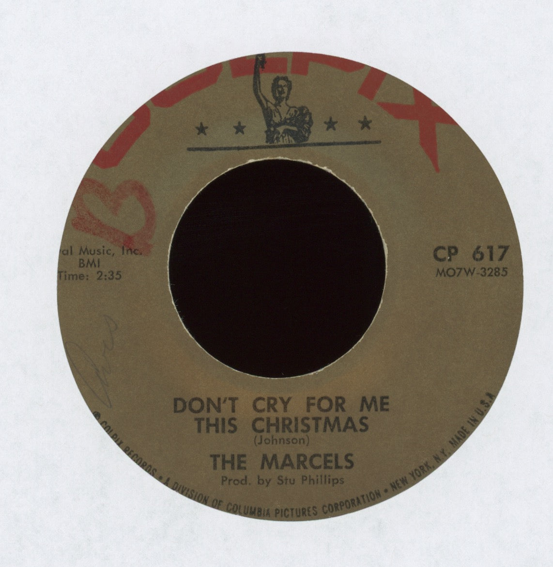 The Marcels - Merry Twist-Mas on Colpix R&B Doo Wop 45