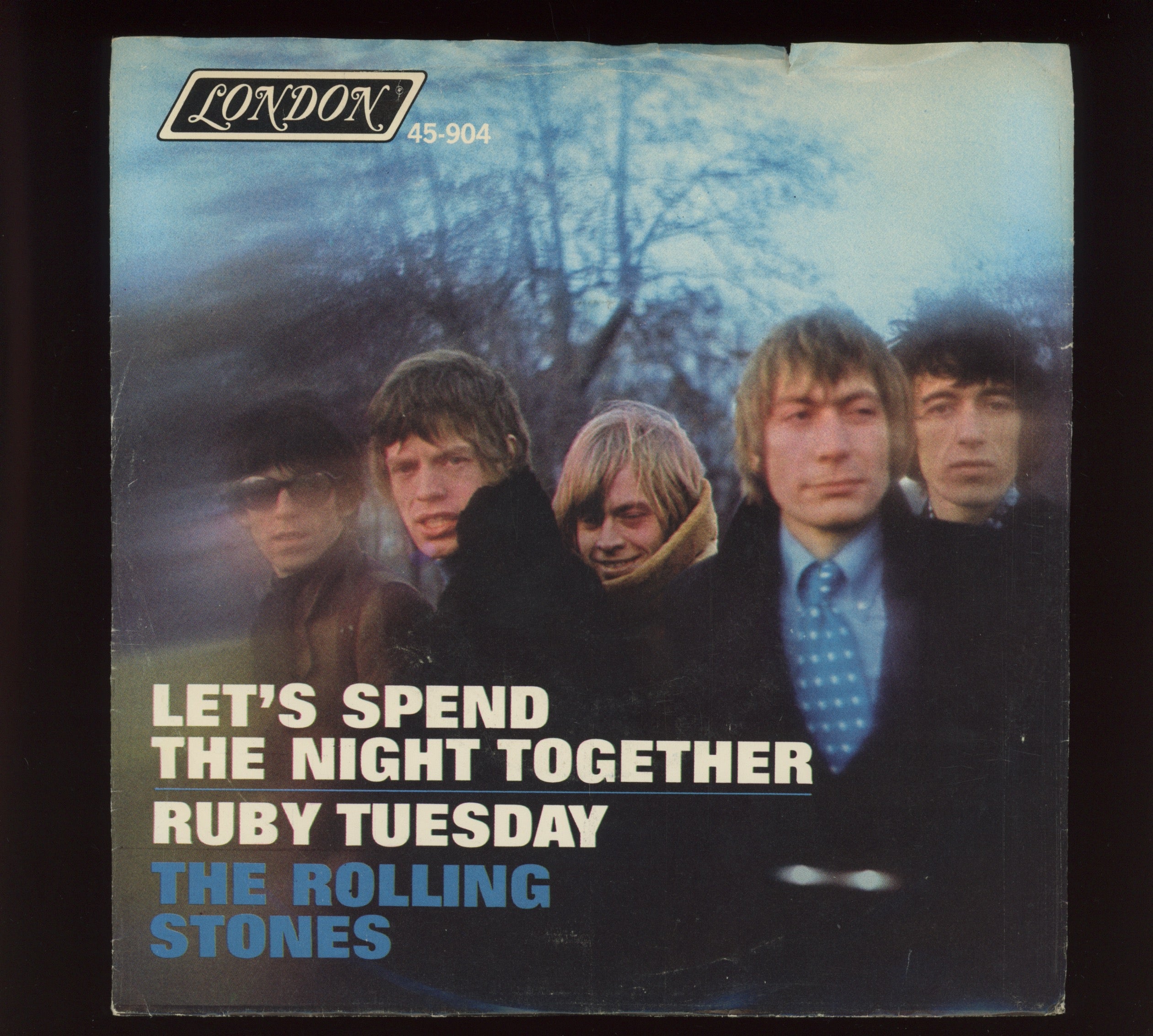 The Rolling Stones - Let's Spend The Night Together on London 45 With Picture Sleeve