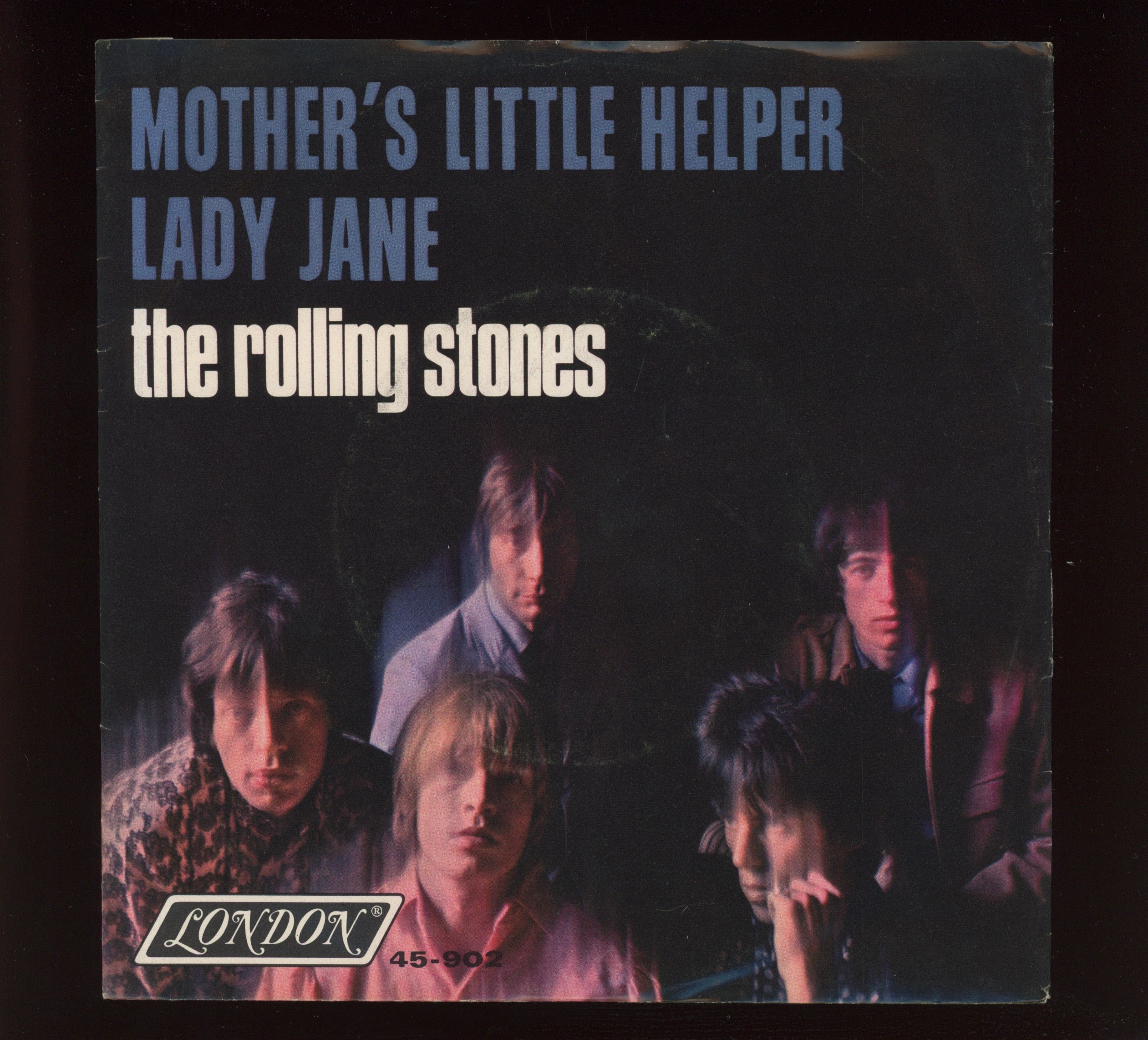 The Rolling Stones - Mothers Little Helper on London Promo 45 With Picture Sleeve