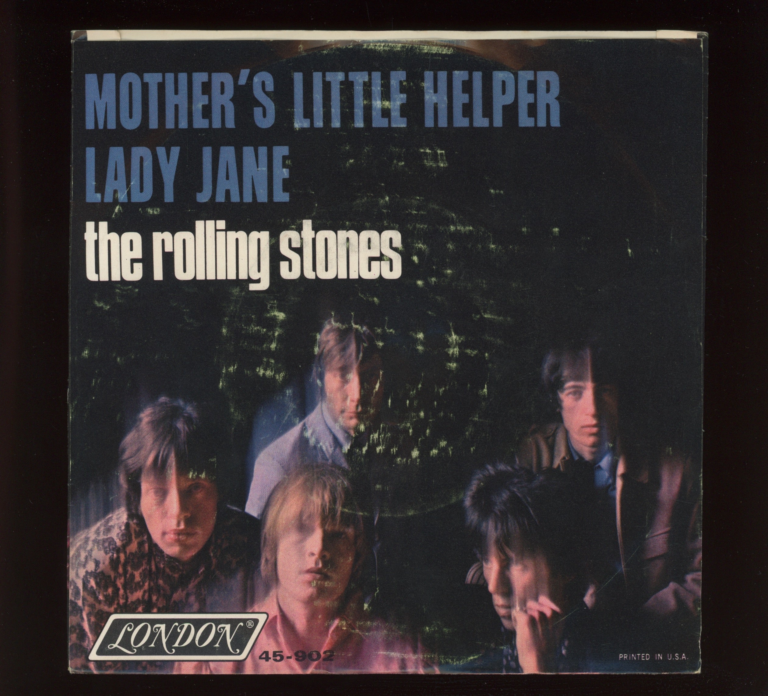 The Rolling Stones - Mothers Little Helper on London Promo 45 With Picture Sleeve