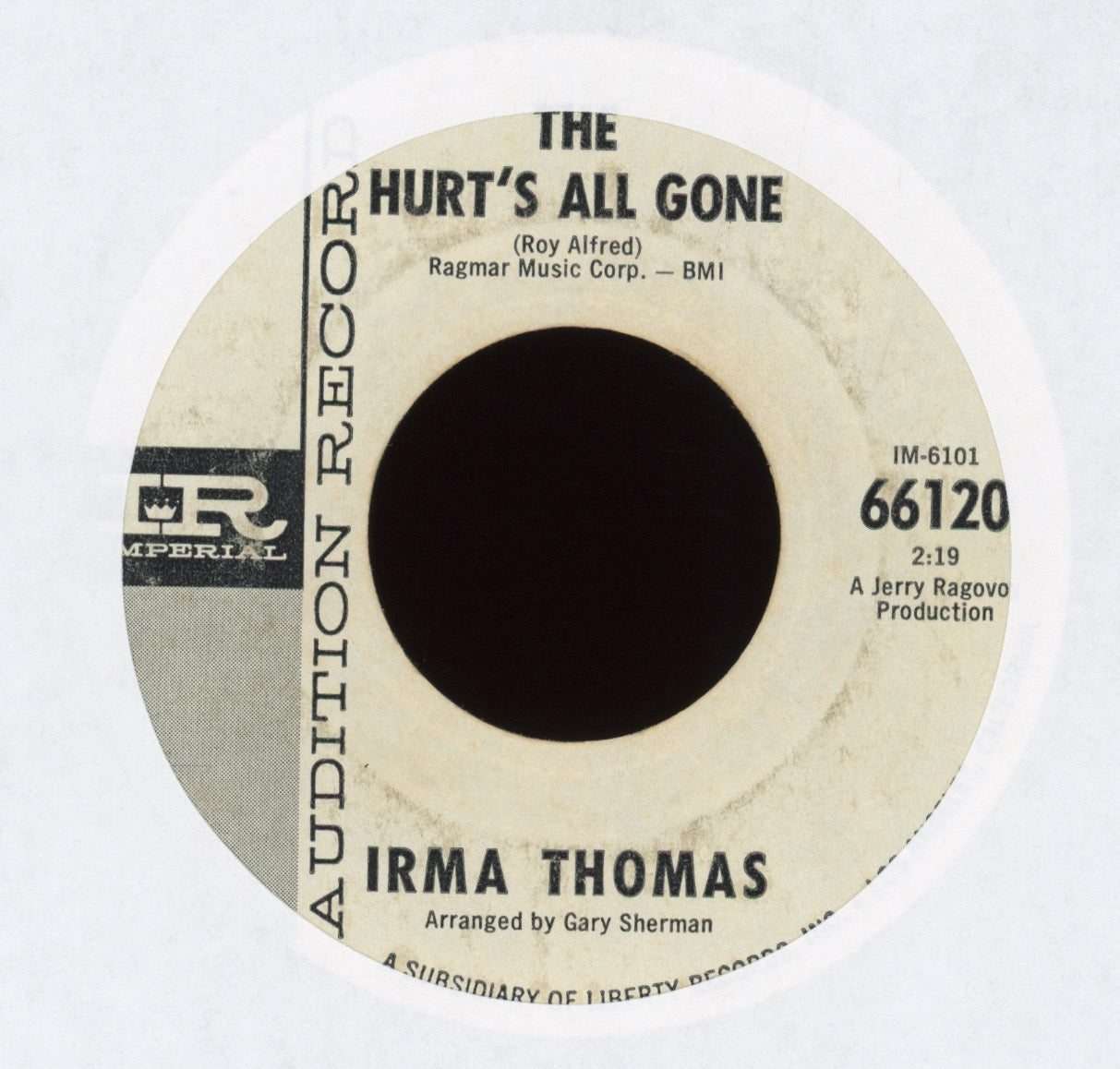 Irma Thomas - It's Starting To Get To Me Now on Imperial Promo Northern Soul 45