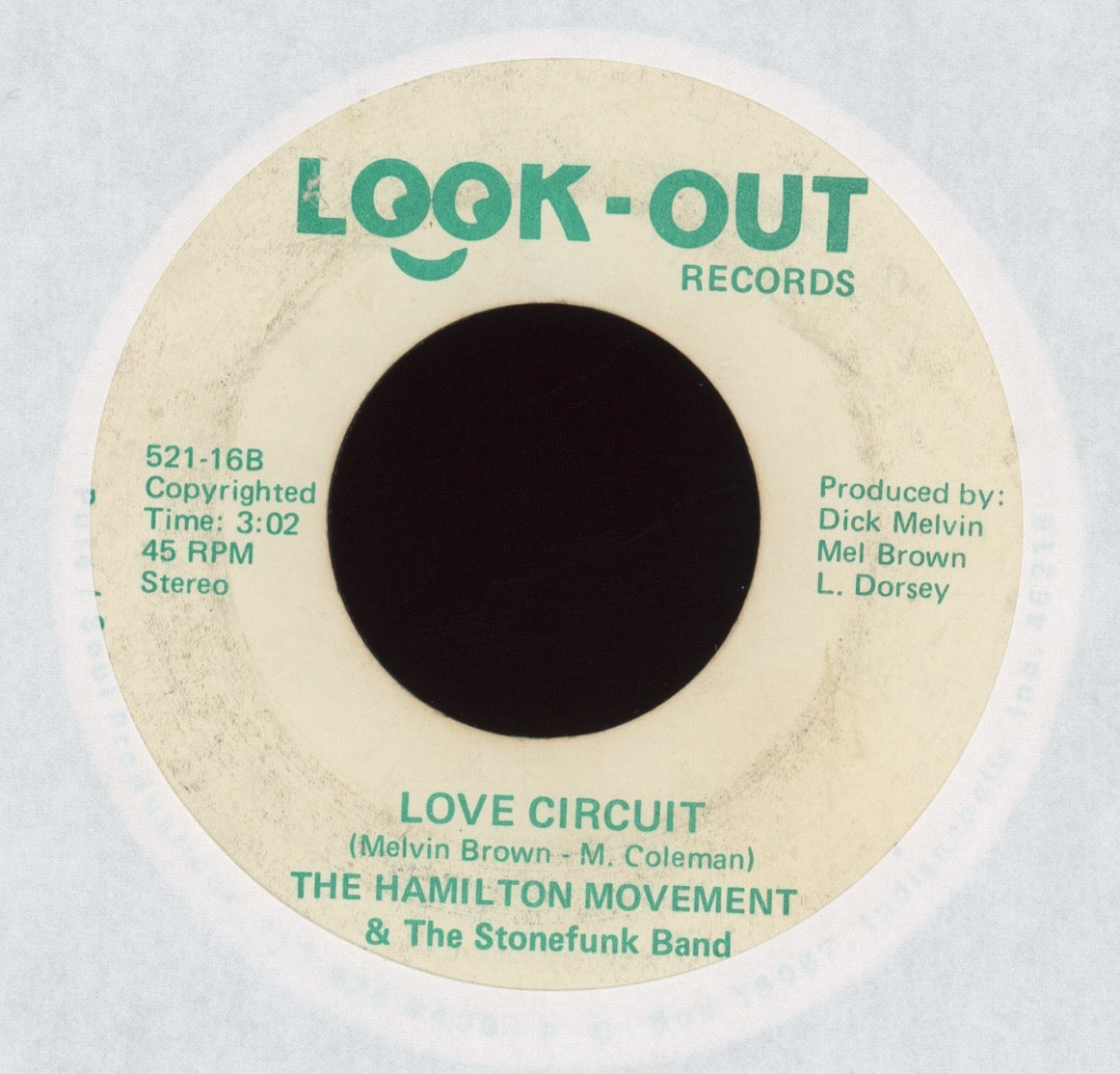 The Hamilton Movement - Love Circuit on Look-Out Funk 45