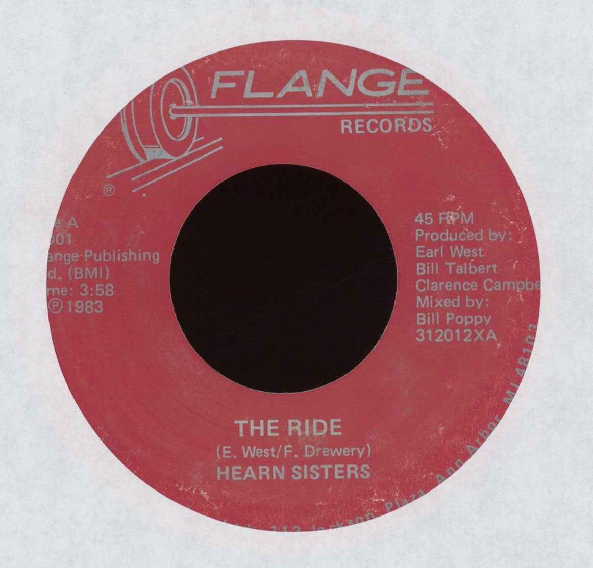 Hearn Sisters - The Ride on Flange Modern Soul Boogie 45