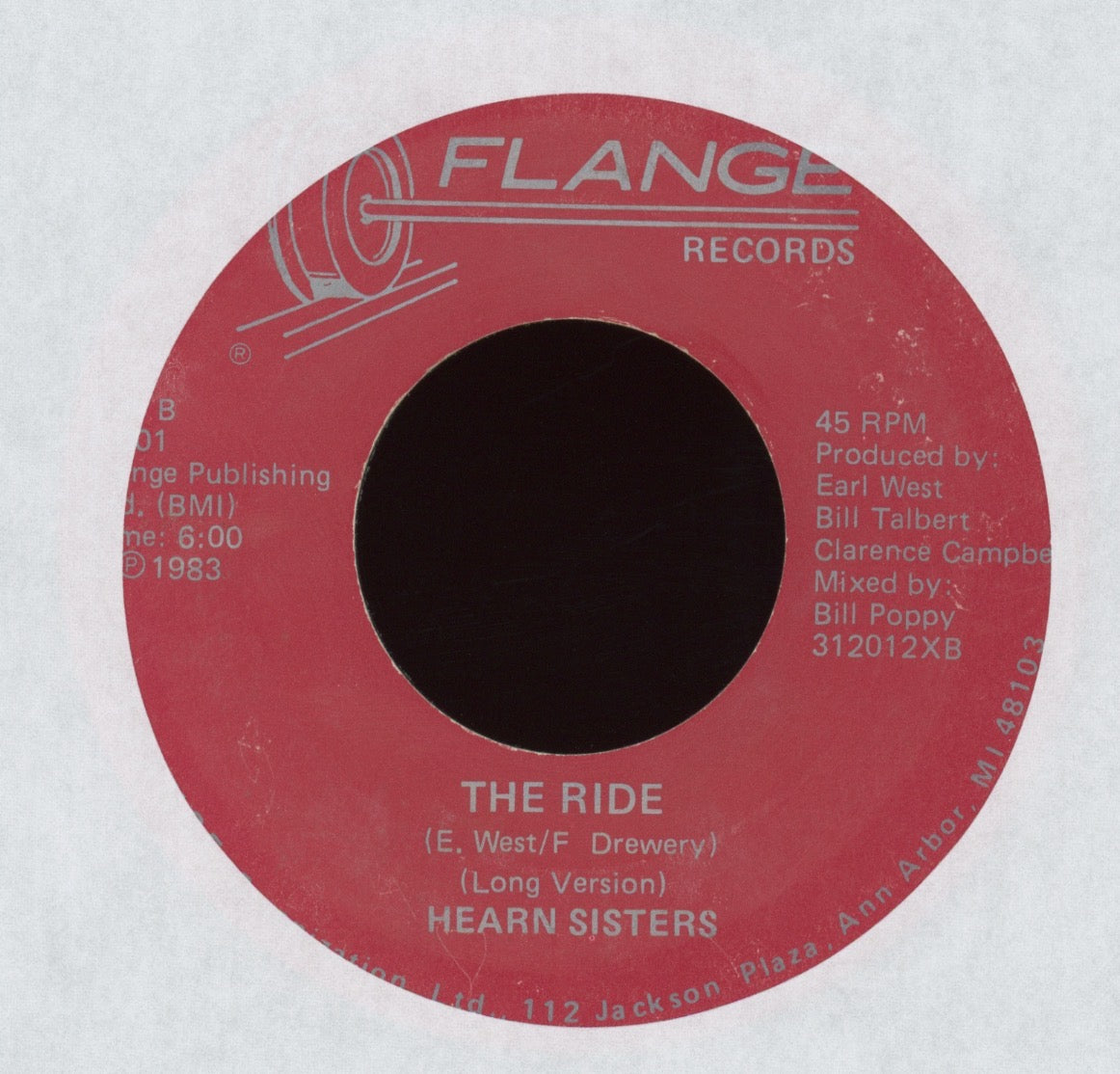 Hearn Sisters - The Ride on Flange Modern Soul Boogie 45