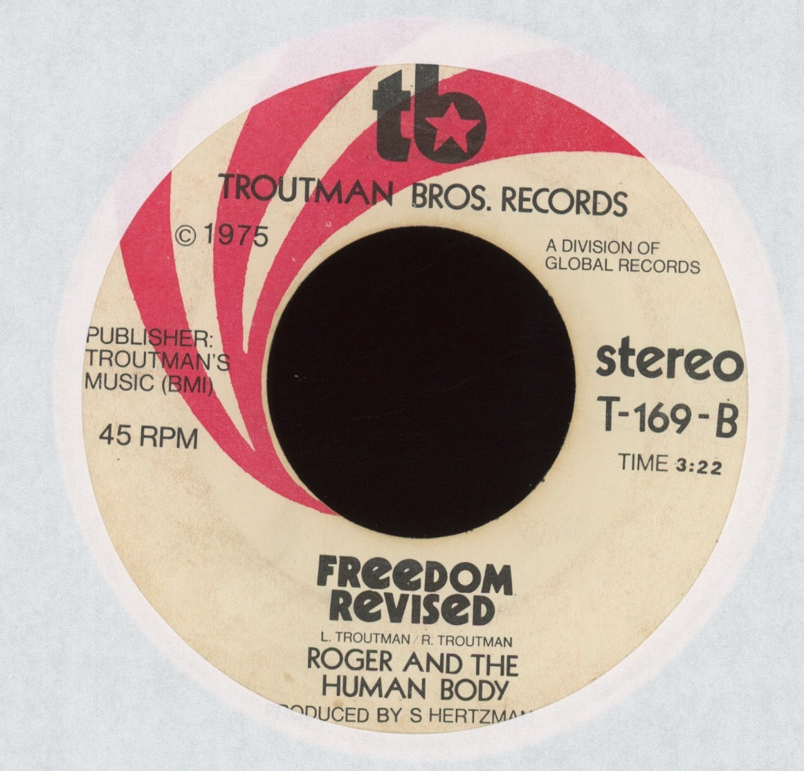 Roger & The Human Body - Freedom on Troutman Bros. Funk 45