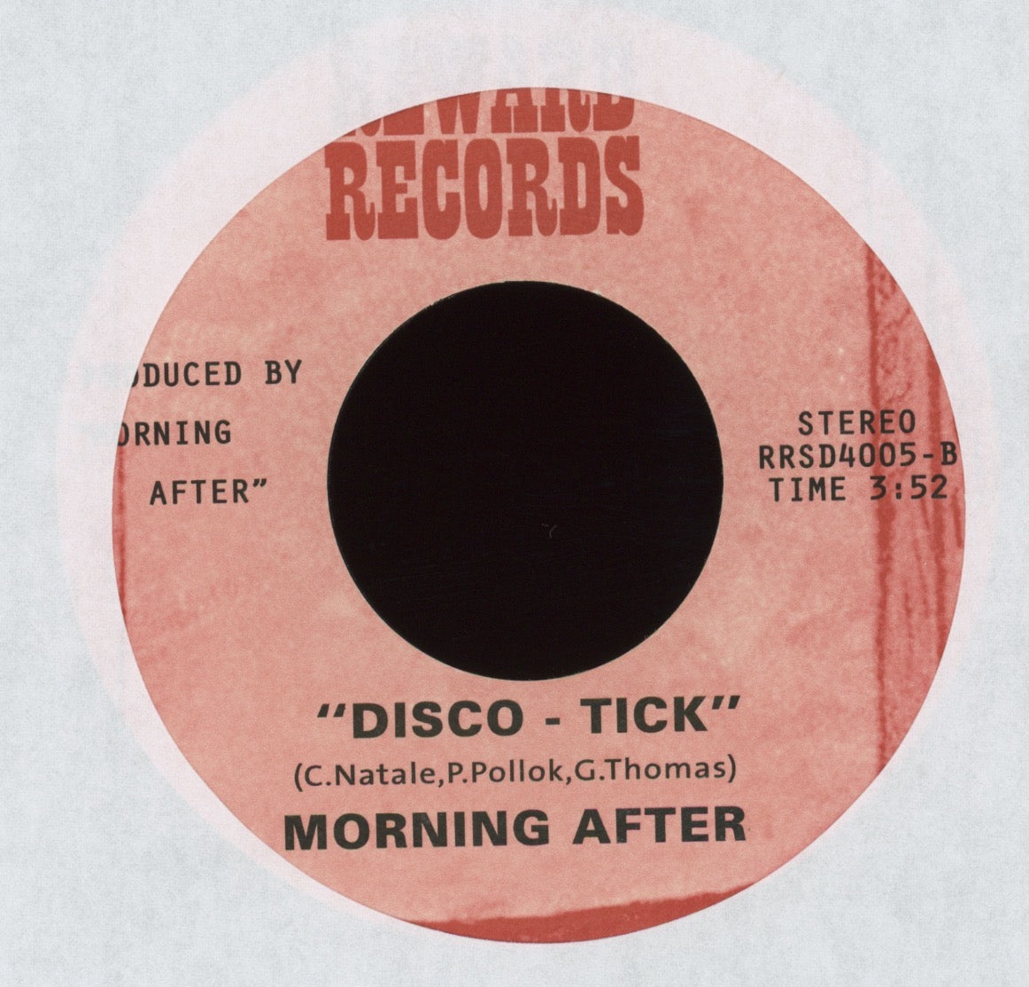 The Morning After - Disco Tick on Reward Numero Reissue Funk 45