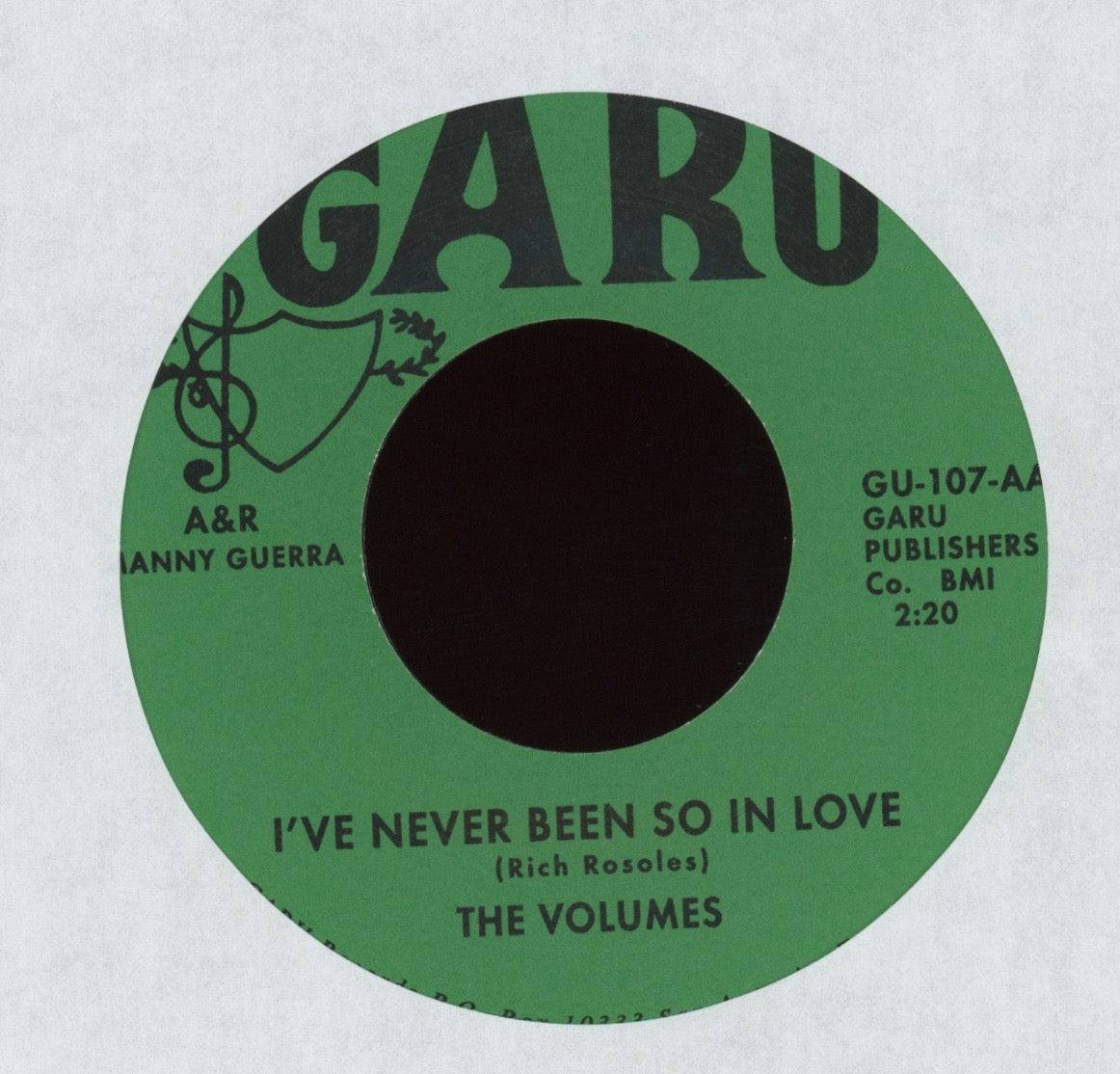 The Volumes - I'm Gonna Miss You on Garu Numero Reissue Sweet Northern Soul 45